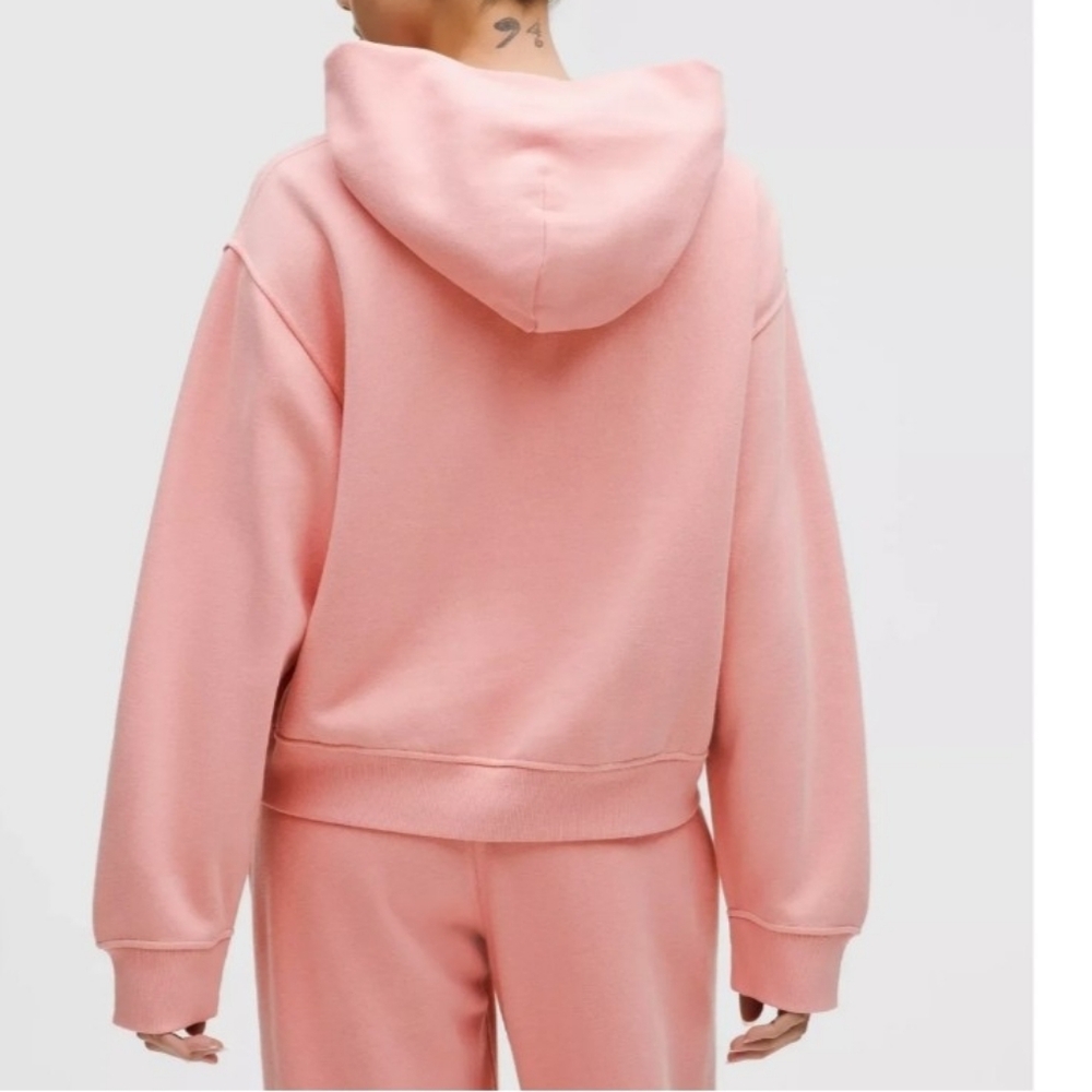 NWT Lululemon XS Steady State Oversized Hoodie Sweatshirt Tea Rose - Picture 2 of 5